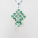 Small Cross - Viridiana-Silver Chain - 2